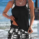 Set Tankini sa Gornjim Delom i Pantalonama Tie-Dye