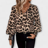 Joana | Elegantna bluza sa leopard printom