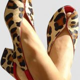 Louison | Sandale sa leopard šarom