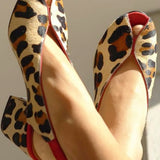 Louison | Sandale sa leopard printom