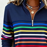Maggie | Šarena bluza sa rajsferšlusom