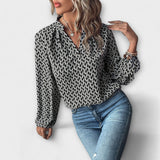 Relaxiva | Elegantna bluza sa dugim rukavima