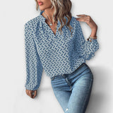 Relaxiva | Elegantna bluza sa dugim rukavima