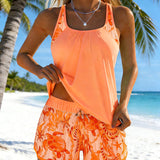 Elegantni Tankini sa Okeanskim Printom