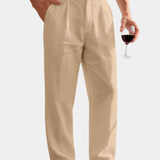 Lorenzo | LANENE ŠIROKE PANTALONE