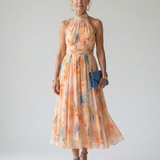 Elin | Meka midi haljina tip halter