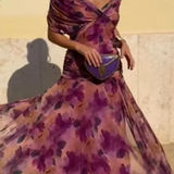 Louise | Elegantna Maxi Haljina za Bal sa V Izrezom