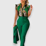 Lidija™ | Moderni set sa leopard printom od dva dela