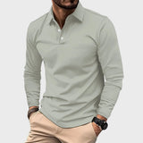 Nuno | Pamučni Polo Mist