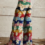 Léon | Elegantne pantalone sa cvetnim printom