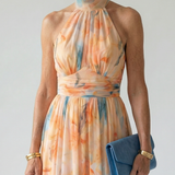 Elin | Meka midi haljina tip halter