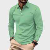 Nuno | Pamučni Polo Mist