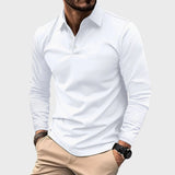 Nuno | Pamučni Polo Mist