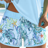 Elegantni Tankini sa Okeanskim Printom