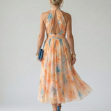 Elin | Meka midi haljina tip halter