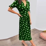 Monika | Elegantna haljina sa dezenom tufni