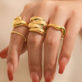 Grete | Set od 4 Metalna Prstena