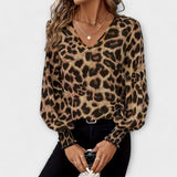 Joana | Stilska Bluza sa Leopard Šarom