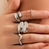 Grete | Set od 4 Metalna Prstena