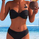 Šareni bikini sa haler kragnom
