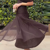 Louise | Elegantna Maxi Haljina za Bal sa V Izrezom