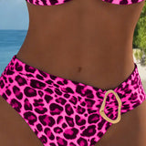 Bikini Leopard sa Metalnom Kopčom