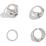 Grete | Set od 4 Metalna Prstena
