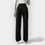 Celine | Pantalone sa visokim strukom i širokim nogavicama