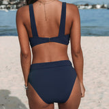 Šareni bikini sa visokim strukom