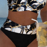 Bikini na Bretele sa Blistavim Izrezom