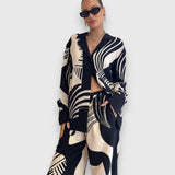 Raminta™ | Set od dva dela sa elegantnim geometrijskim dizajnom
