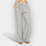 Ivana | Lagane lanene pantalone za leto