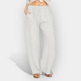 Ivana | Lagane lanene pantalone za leto