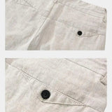 Felix™ | Kratke lanene pantalone Horizont