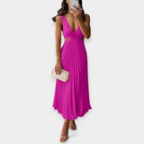 Adriana | Maxi plisirana haljina