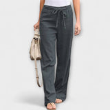 Loreen | Lagane pantalone od lana