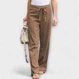 Loreen | Lagane pantalone od lana