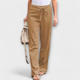 Loreen | Lagane pantalone od lana