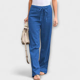 Loreen | Lagane pantalone od lana
