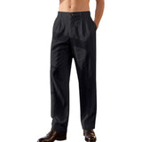 Lorenzo | LANENE ŠIROKE PANTALONE