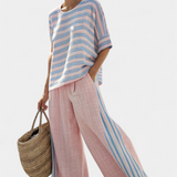 Cecília | Roze set od bambusove vune