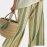 Olivia | Elegantan Set Maslinasto Zelena Bambus i Lan