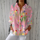 Sofija | Bluza sa cvetnim modelom lala