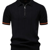 Jean | Slim Polo Majica od Mešavine Poliestera