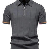 Jean | Slim Polo Majica od Mešavine Poliestera