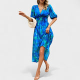Clara | Elegantna midi haljina sa cvetovima