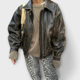 Chandra | Farmerke sa leopard printom u vintage stilu