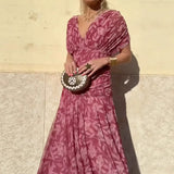 Luana | Elegantna haljina sa V izrezom