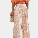 Olivia | Boho set sa V izrezom i širokim pantalonama