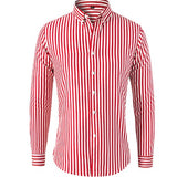 Marcel | Prugasta Overshirt Košulja od Mekane Mešavine